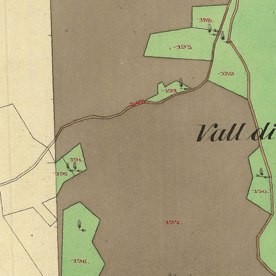 LOMASO Mappa originale d'impianto del Catasto austro-ungarico. Scala 1:2880 Preview 3