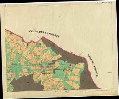 LOVER Mappa originale d'impianto del Catasto austro-ungarico. Scala 1:2880 Preview 2