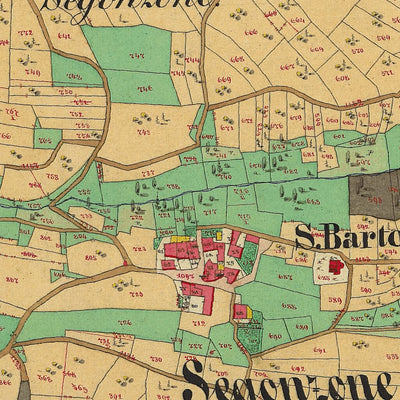LOVER Mappa originale d'impianto del Catasto austro-ungarico. Scala 1:2880 Preview 3