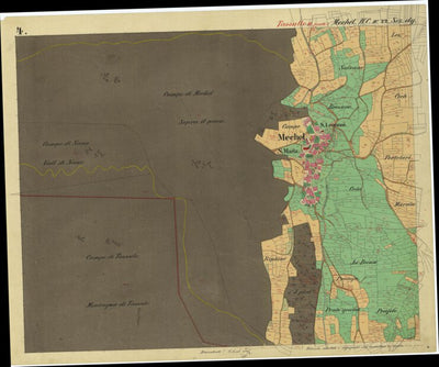 MECHEL Mappa originale d'impianto del Catasto austro-ungarico. Scala 1:2880 Preview 2