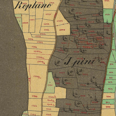 MECHEL Mappa originale d'impianto del Catasto austro-ungarico. Scala 1:2880 Preview 3