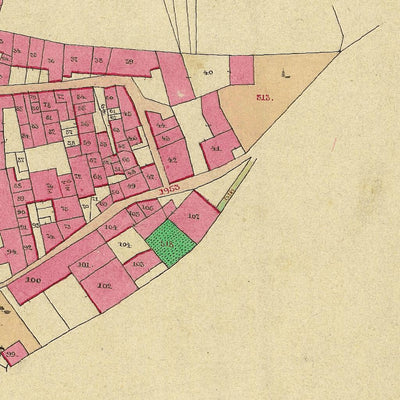 MATTARELLO Mappa originale d'impianto del Catasto austro-ungarico. Scala 1:2880 Preview 3