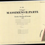 MASSIMENO II PARTE Mappa originale d'impianto del Catasto austro-ungarico. Scala 1:2880 Preview 1