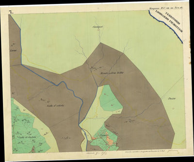 MAGASA Mappa originale d'impianto del Catasto austro-ungarico. Scala 1:2880 Preview 2