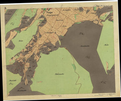 NAGO Mappa originale d'impianto del Catasto austro-ungarico. Scala 1:2880 Preview 2