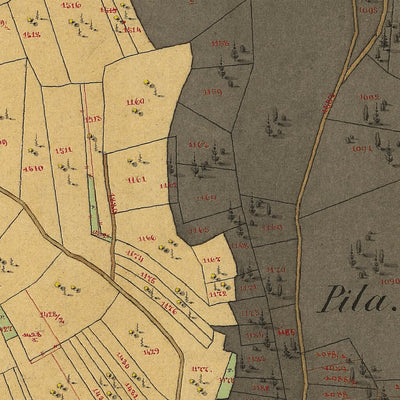 NANNO Mappa originale d'impianto del Catasto austro-ungarico. Scala 1:2880 Preview 2