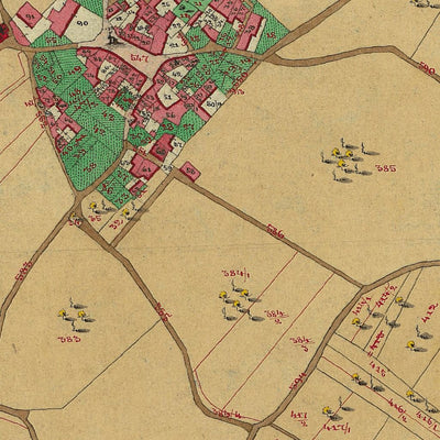 NOGAREDO Mappa originale d'impianto del Catasto austro-ungarico. Scala 1:2880 Preview 3