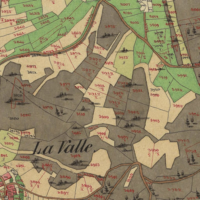NORIGLIO Mappa originale d'impianto del Catasto austro-ungarico. Scala 1:2880 Preview 2