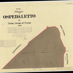 OSPEDALETTO Mappa originale d'impianto del Catasto austro-ungarico. Scala 1:2880 Preview 1