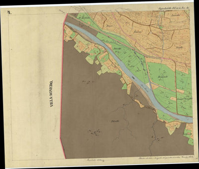 OSPEDALETTO Mappa originale d'impianto del Catasto austro-ungarico. Scala 1:2880 Preview 2