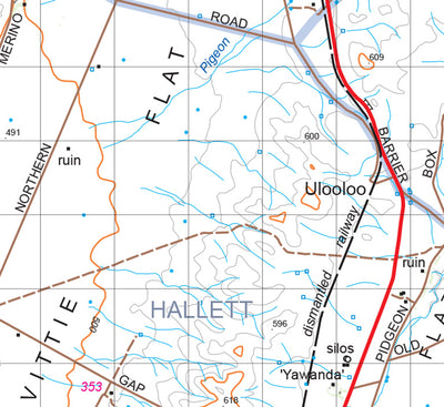 Flinders Ranges Map 334 Preview 3