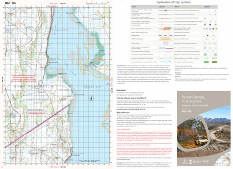Flinders Ranges Map 396 Preview 1