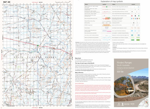Flinders Ranges Map 400 Preview 1