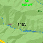 General Season Hunt Areas - Wolf - Unit 6 within the North Fork of the St Joe River drainage Preview 2