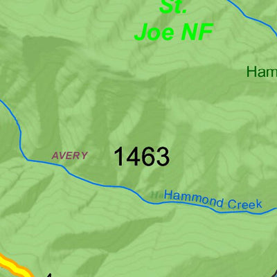 General Season Hunt Areas - Wolf - Unit 6 within the North Fork of the St Joe River drainage Preview 2