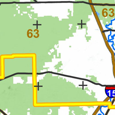 General Season Hunt Areas - Furbearer - Bonneville, Butte, Clark, Fremont, Jefferson, and Others Preview 2