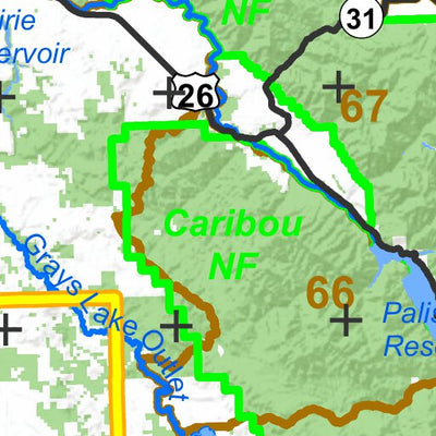 General Season Hunt Areas - Furbearer - Bonneville, Butte, Clark, Fremont, Jefferson, and Others Preview 3