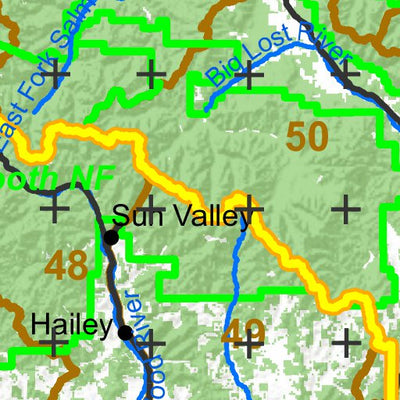 General Season Hunt Areas - Pheasant - Lemhi, Custer, Butte, Bigham, Power, Oneida and East Counties Preview 3