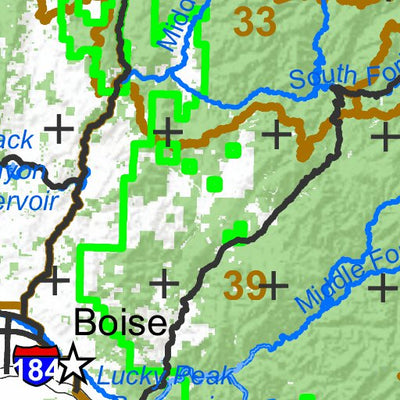 General Season Hunt Areas - Furbearer - Ada, Adams, Boise, Canyon, Elmore, Gem, Owyhee, and Others Preview 3