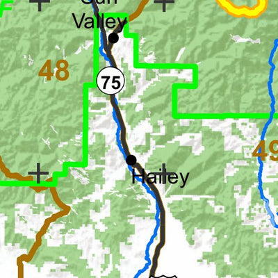 General Season Hunt Areas - Furbearer - Blaine, Camas, Cassia, Gooding, Jerome, Lincoln, and Others Preview 3