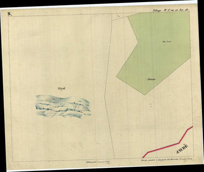 PELUGO Mappa originale d'impianto del Catasto austro-ungarico. Scala 1:2880 Preview 2
