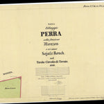 PERRA Mappa originale d'impianto del Catasto austro-ungarico. Scala 1:2880 Preview 1