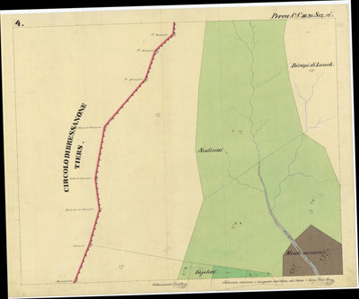 PERRA Mappa originale d'impianto del Catasto austro-ungarico. Scala 1:2880 Preview 2