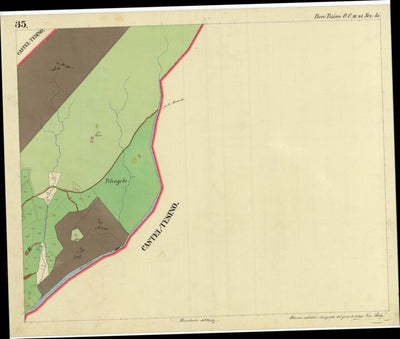 PIEVE TESINO Mappa originale d'impianto del Catasto austro-ungarico. Scala 1:2880 Preview 2