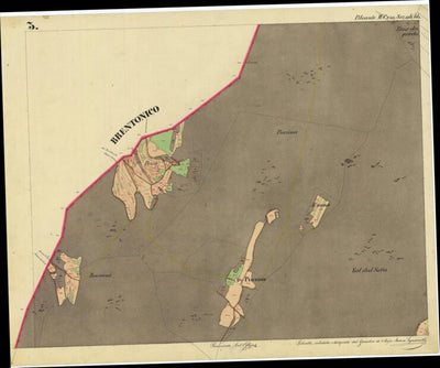 PILCANTE Mappa originale d'impianto del Catasto austro-ungarico. Scala 1:2880 Preview 3