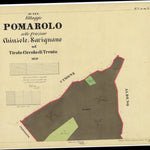 POMAROLO Mappa originale d'impianto del Catasto austro-ungarico. Scala 1:2880 Preview 1