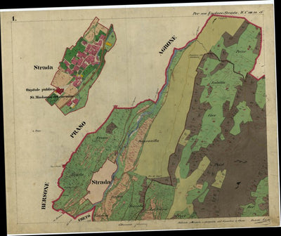 POR Mappa originale d'impianto del Catasto austro-ungarico. Scala 1:2880 Preview 3