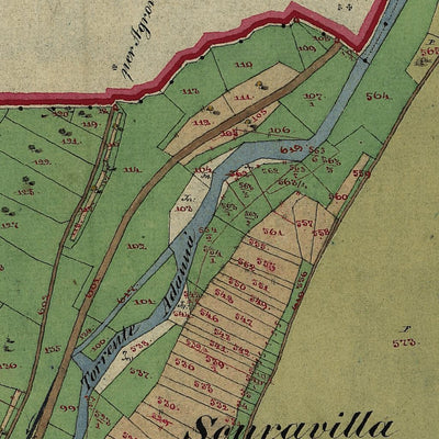 POR Mappa originale d'impianto del Catasto austro-ungarico. Scala 1:2880 Preview 2