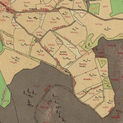 POVO Mappa originale d'impianto del Catasto austro-ungarico. Scala 1:2880 Preview 3