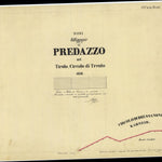 PREDAZZO Mappa originale d'impianto del Catasto austro-ungarico. Scala 1:2880 Preview 1