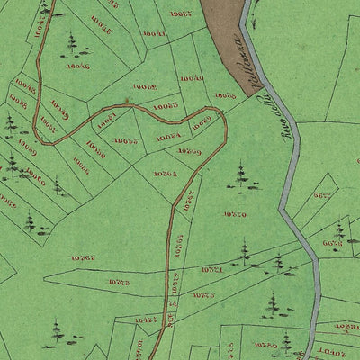 PREDAZZO Mappa originale d'impianto del Catasto austro-ungarico. Scala 1:2880 Preview 2