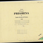 PREGHENA Mappa originale d'impianto del Catasto austro-ungarico. Scala 1:2880 Preview 1