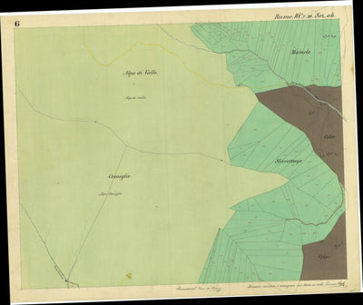 RUMO Mappa originale d'impianto del Catasto austro-ungarico. Scala 1:2880 Preview 2