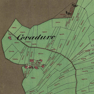 RONCONE Mappa originale d'impianto del Catasto austro-ungarico. Scala 1:2880 Preview 3