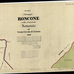 RONCONE Mappa originale d'impianto del Catasto austro-ungarico. Scala 1:2880 Preview 1