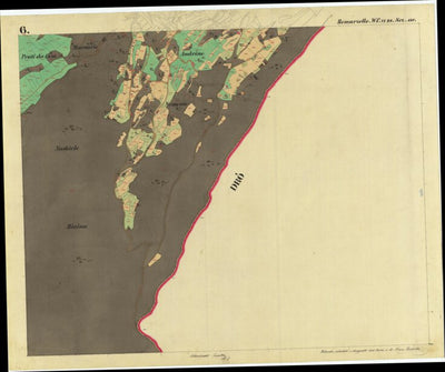 ROMARZOLLO Mappa originale d'impianto del Catasto austro-ungarico. Scala 1:2880 Preview 2