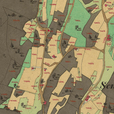 ROMARZOLLO Mappa originale d'impianto del Catasto austro-ungarico. Scala 1:2880 Preview 3