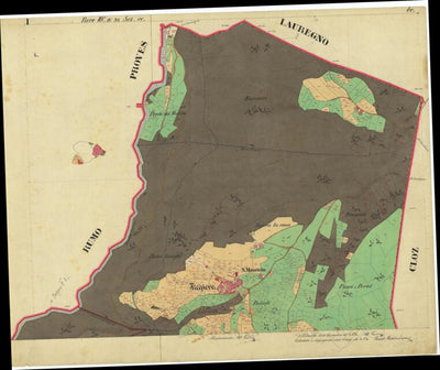REVÒ Mappa originale d'impianto del Catasto austro-ungarico. Scala 1:2880 Preview 2