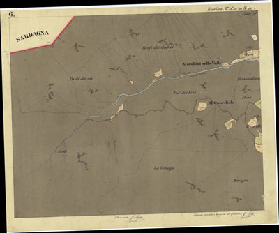 RAVINA Mappa originale d'impianto del Catasto austro-ungarico. Scala 1:2880 Preview 2