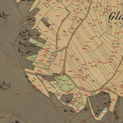 RANZO Mappa originale d'impianto del Catasto austro-ungarico. Scala 1:2880 Preview 3