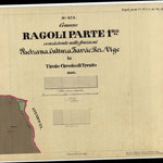 RAGOLI PARTE 1 Mappa originale d'impianto del Catasto austro-ungarico. Scala 1:2880 Preview 1
