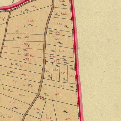 SUSÀ Mappa originale d'impianto del Catasto austro-ungarico. Scala 1:2880 Preview 3