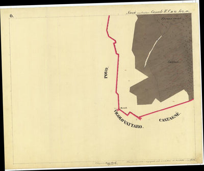 SUSÀ Mappa originale d'impianto del Catasto austro-ungarico. Scala 1:2880 Preview 2