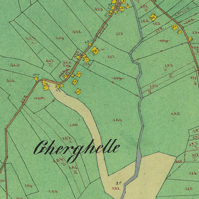 SORAGA PARTE 2 Mappa originale d'impianto del Catasto austro-ungarico. Scala 1:2880 Preview 3