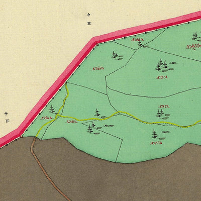 SMARANO Mappa originale d'impianto del Catasto austro-ungarico. Scala 1:2880 Preview 2