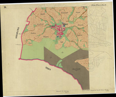 SFRUZ Mappa originale d'impianto del Catasto austro-ungarico. Scala 1:2880 Preview 2